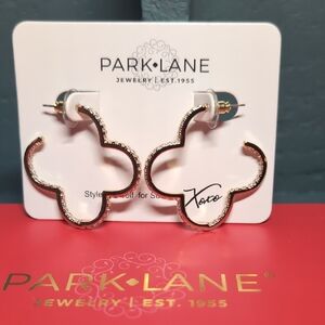 Park Lane Yellow Gold Quatrefoil Earrings